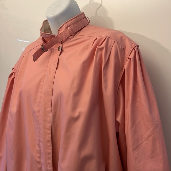 Pink vintage Members Only puffed sleeve jacket size L 13/14 - Picture 2 of 11